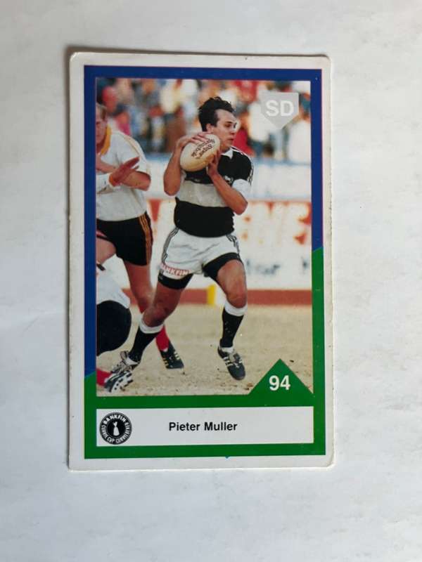 Rugby Card - 1992 Sports Deck Currie Cup Card (Pieter Muller nr94)