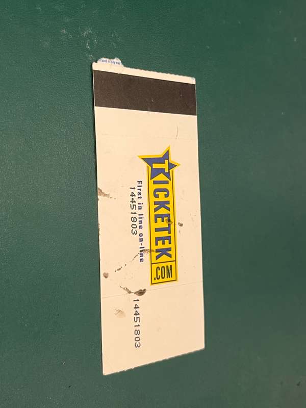 Rugby Ticket - New-Zealand All Blacks vs South-Africa Jade Stadium 24/07/2004