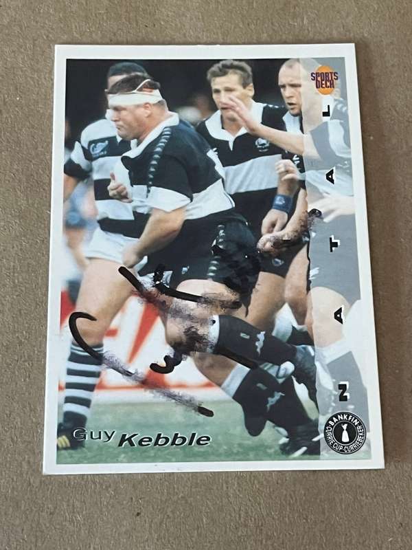 Rugby Card - *SIGNED* Guy Kebble 1994 Sports Deck Rugby Card