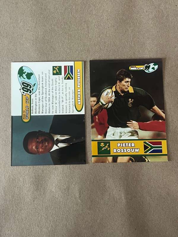 Rugby Cards - 2 * 1999 Sports Deck Photocards