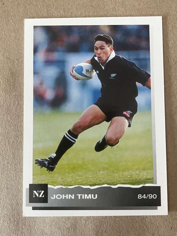 Rugby Card - John Timu 1994 Sports Deck Rugby Card