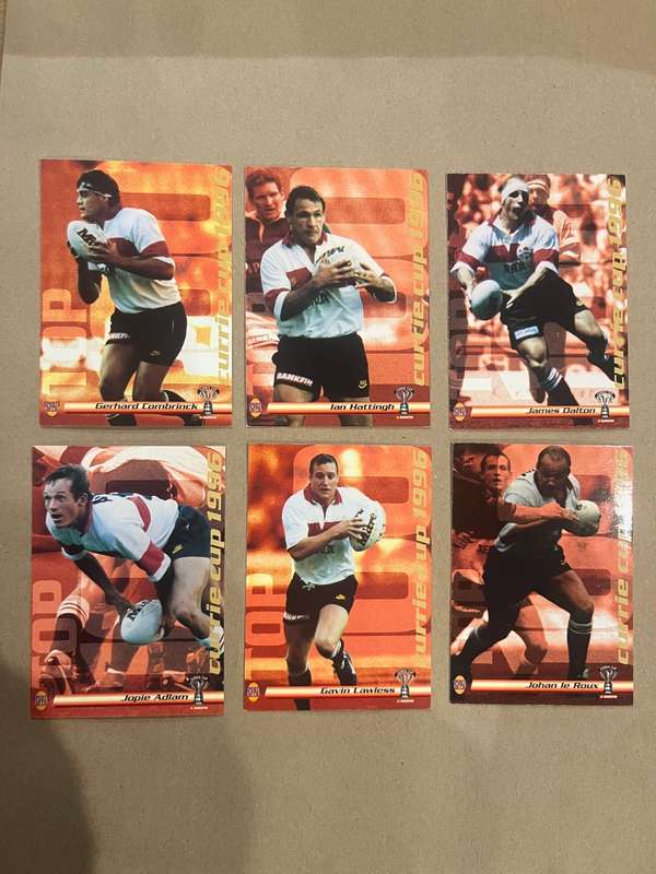 Rugby cards - 1996 Sports Deck Rugby Cards * 6