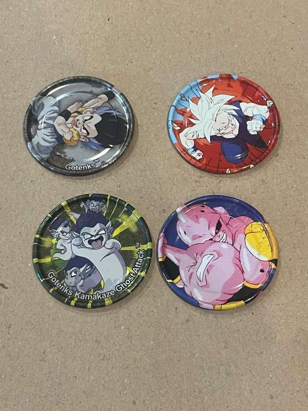 Tazos - Dragonball Z Metal Tazos * 4