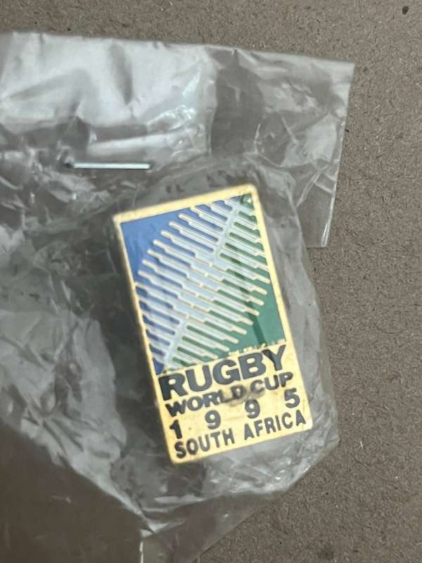 Rugby Pin - 1995 Rugby World Cup (In packaging)