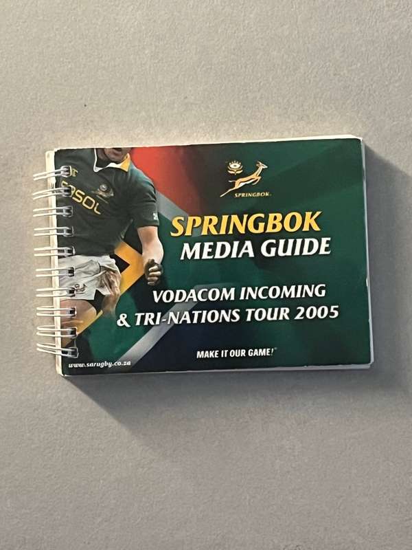 Rugby - Media Guide 2005 Incoming Tour and Tri Nations