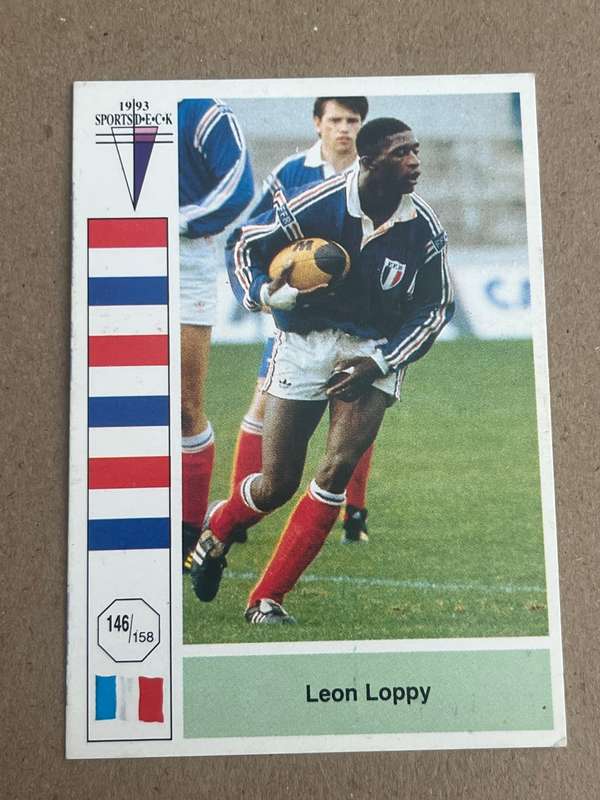 Rugby Card - Leon Loppy 1993 Sports Deck Rugby Card nr146/158