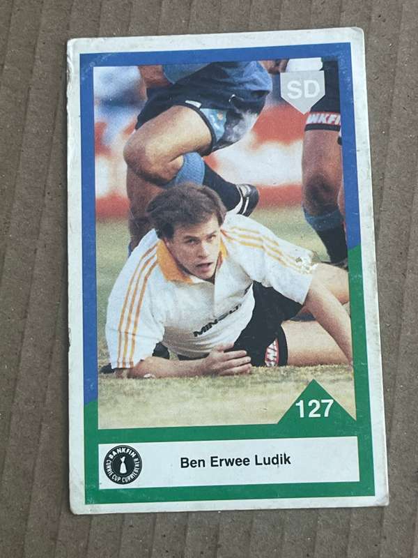 Rugby Card - Ben Erwee Ludik nr127 1992 Sports Deck Rugby Card