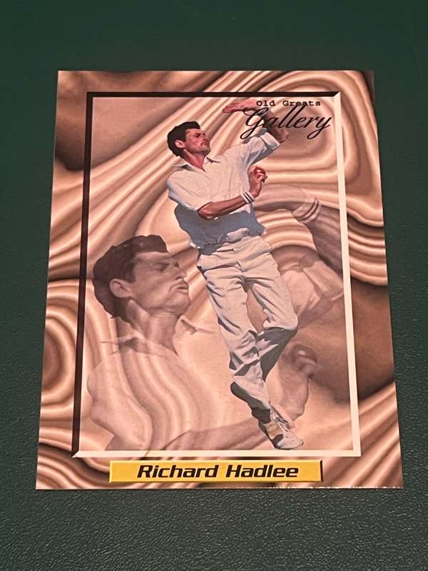 Cricket Card - Richard Hadlee Old Greats Gallery 1996 Sports Deck