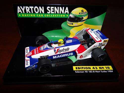 Minichamps F1 Model Car - Ayrton Senna (Toleman 1984)