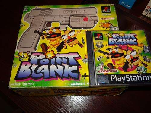Playstation 1 -  Point Blank with lightgun (Boxed)