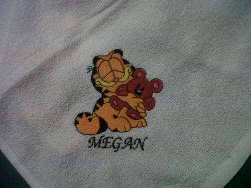 Embroided Burpers - Garfield