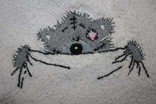 Embroided Burpers - Tatty teddy peeker