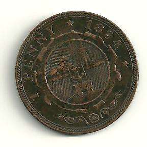 ZAR penny 1894 - very good condition