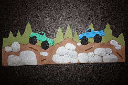 4x4 border - Paper piecing
