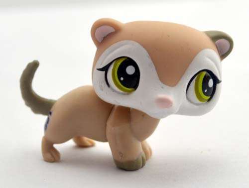 Littlest Petshop - Light brown ferret