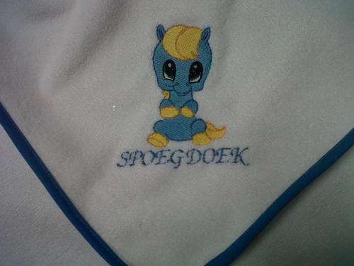 Embroided Burpers with  Bias Binding - Perdjie