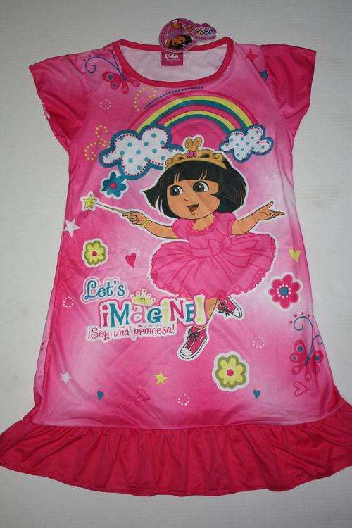 Dora the Explorer Dress - Dark Pink - Size L, 7-8