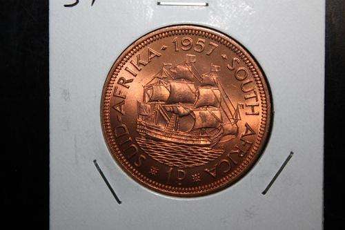 1958 1d - Red UNC -Rare colour. Only 1 graded RED at NGC Start at R1