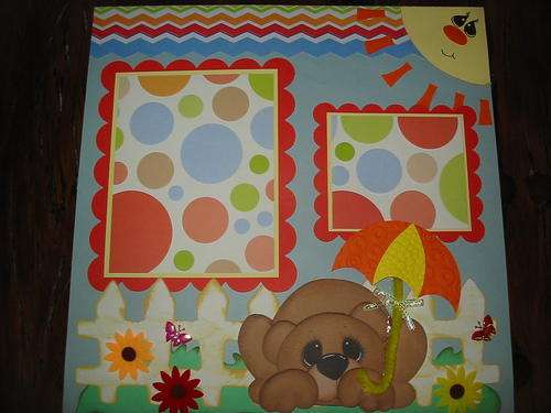 Premade page Sunny day