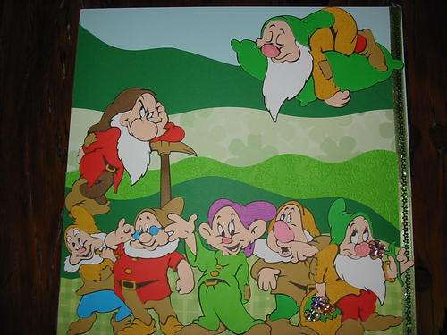 Premade page The 7 dwarfs