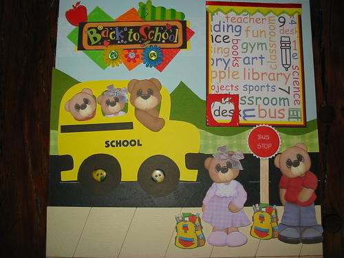Premade page Back to school