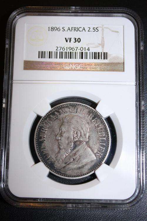 1896 2.5 shillings NGC graded VF 30 - What a price!!!!!
