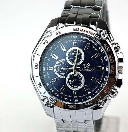 Stainless Steel Orlando Mens Watch