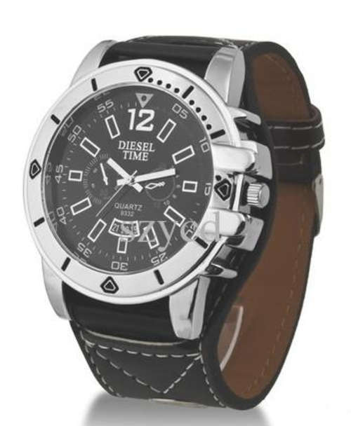 "DIESEL TIME" WATCH FOR MEN/WOMAN WITH METALLIC SILVER DIAL *In Stock*