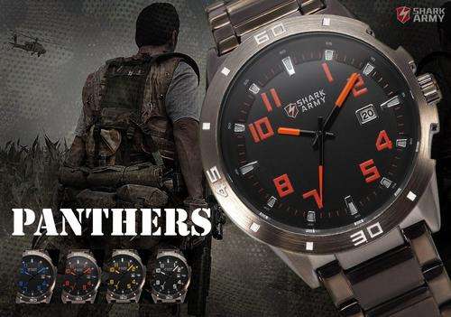 Genuine Shark Army Mens Watch - Panthers Series with International Warranty!! Brand New Model!!
