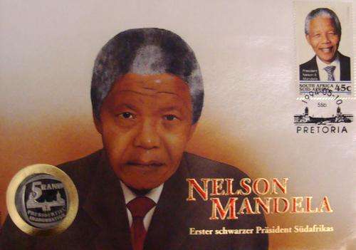 NELSON MANDELA 1994 PRESIDENTIAL INAUGURATION ULTRA RARE FDC