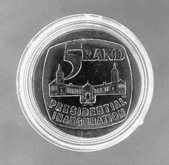 READY FOR GRADING @ MUST SEE LISTING @ 1994 MANDELA PRES INAUG R5 IN CAPSULE