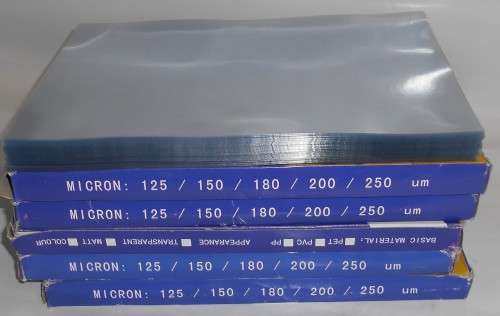 CLEAR BINDING COVERS *SPECIAL BUNDLED ITEM*