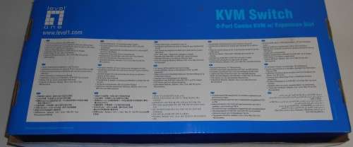 KVM-0831 Level One 8-Port PS2-USB VGA KVM Switch
