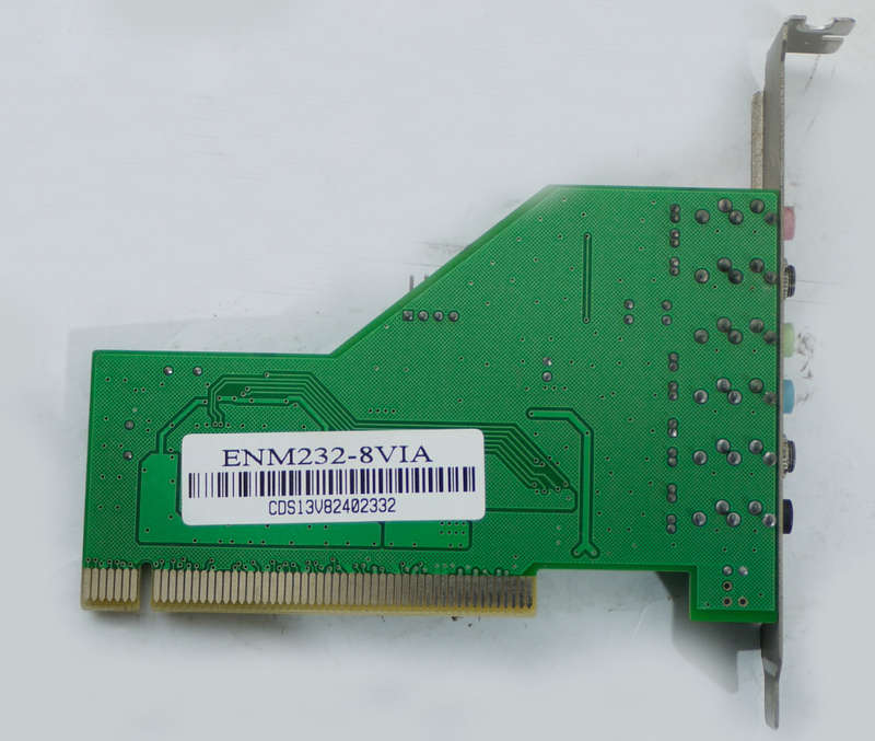 Sound card PCI - ENCORE ENM232-8VIA 7.1 Channels 24-bit 96KHz Surround Sound Card