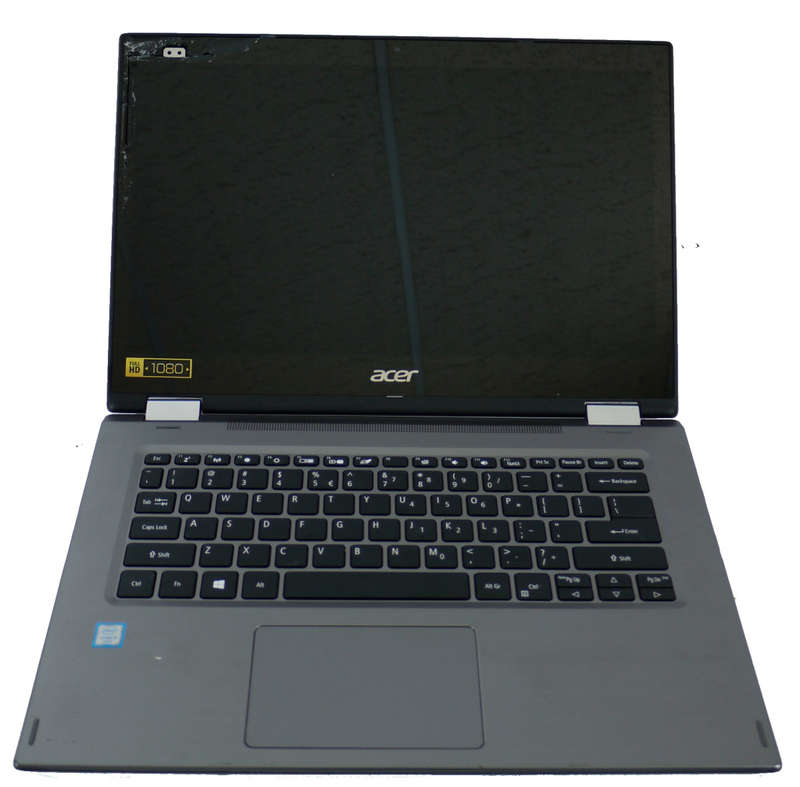 Acer Spin SP314-51 - Intel i3 6006U @ 2.00GHz, 1 TB HDD, 4 GB RAM (CRACKED SCREEN GLASS) Laptop