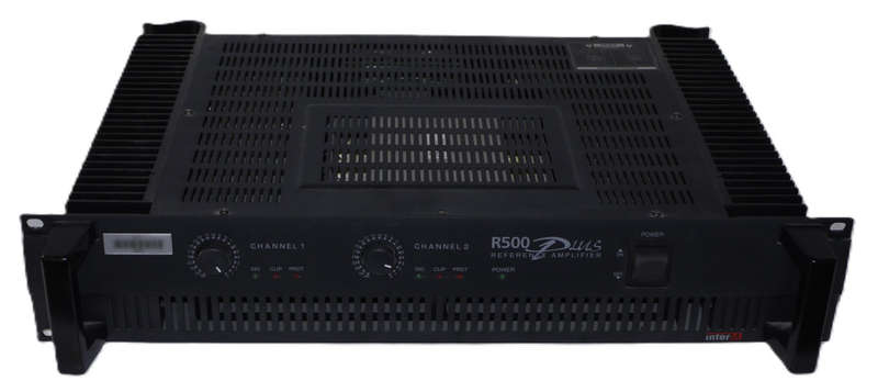 INTER-M R500 PLUS POWER AMPLIFIER 2x 250W/4, 170W/8, bridge facility, rackmount, 2U