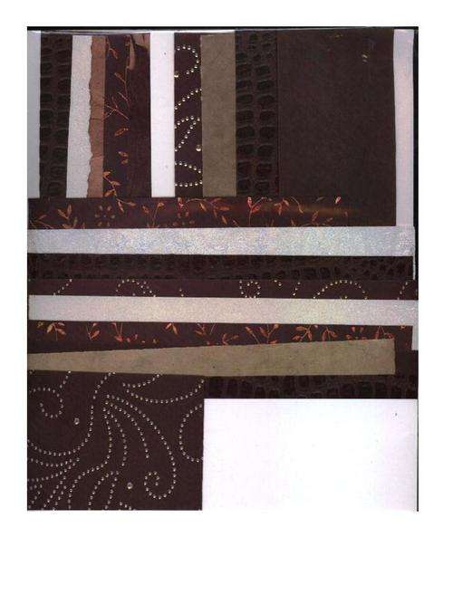 POTLUCK PAPER - CREME CARAMEL - Various shades of  textured paper in various sizes