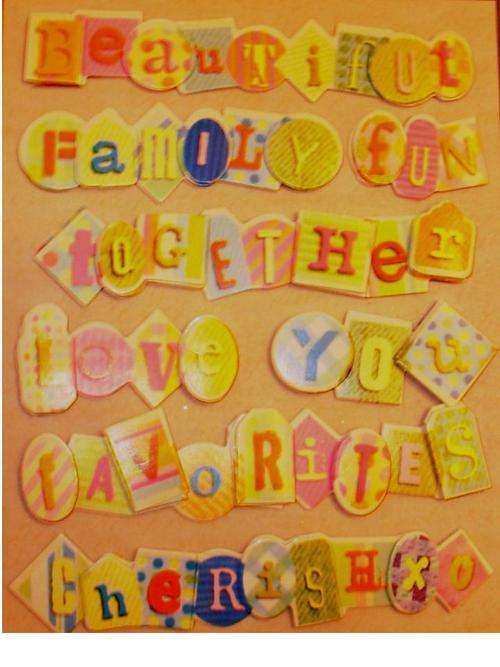 PHRASES -6 per packet - pack size 120x160mm
