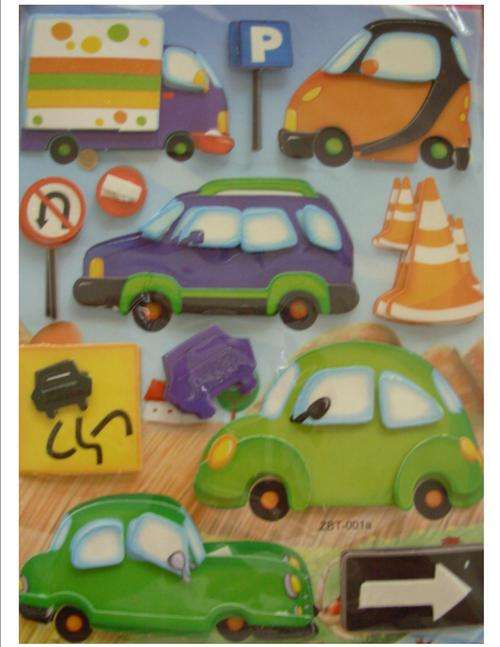 LEARNING TO DRIVE : 3-D embellishments - pack size 120x155mm