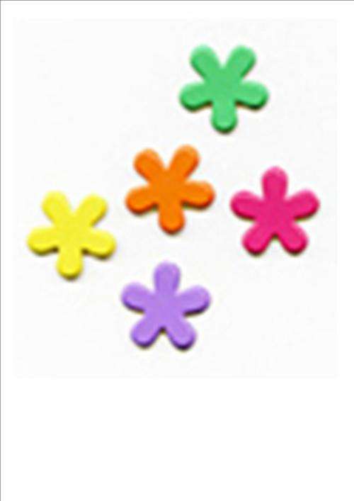 FUNKY FLOWER BRADS TROPICAL - 50 per packet
