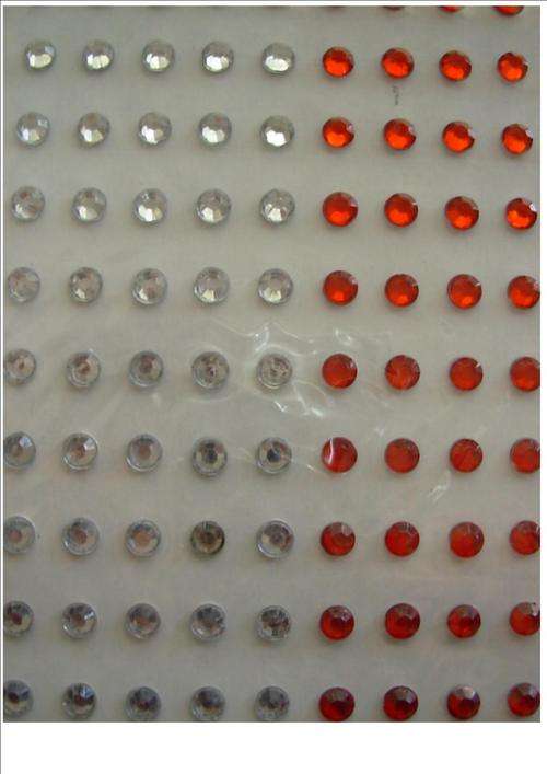 BLING clear and red - 50 clear and 50 red bling