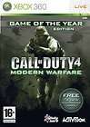 CALL OF DUTY 4 MODERN WARFARE GAME OF THE YEAR EDITION   XBOX 360  GAME original PAL GREAT VALUE!!!
