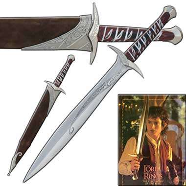 Frodo Sting  SWORD and scabbard 56 cm steel Lord of the Rings  No Reserve!