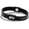NEW BLACK EFX BAND SILICONE HOLOGRAM Balance Band LARGE (20.5cm)   NEW IN BOX!!