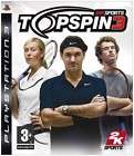 TOPSPIN 3 PS3 PLAYSTATION 3 GAME PS3 original PAL GREAT VALUE!!!