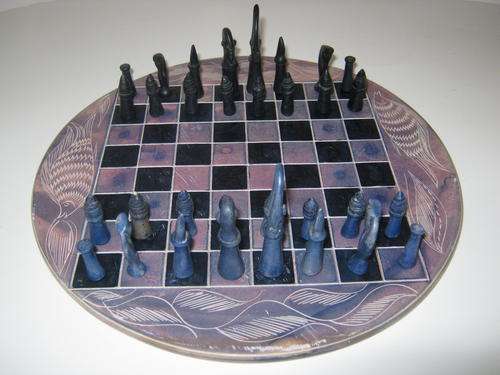 Antique Hand Crafted Chess Set
