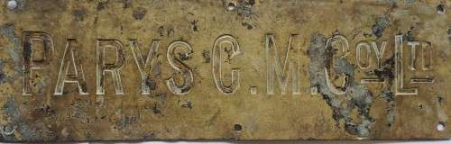 PARYS sign