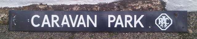 RAC CARAVAN SIGN