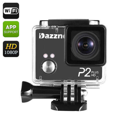 Dazzne P2 HDPlus Action Camera with 2K Resolution and 32G SD Card