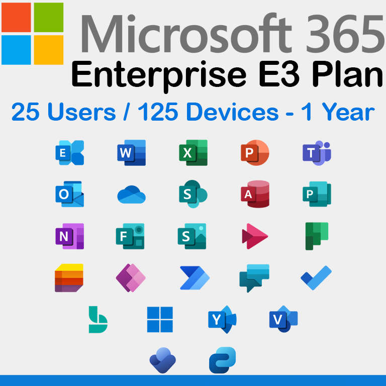 Microsoft Office 365 Enterprise E3 Annual Subscription